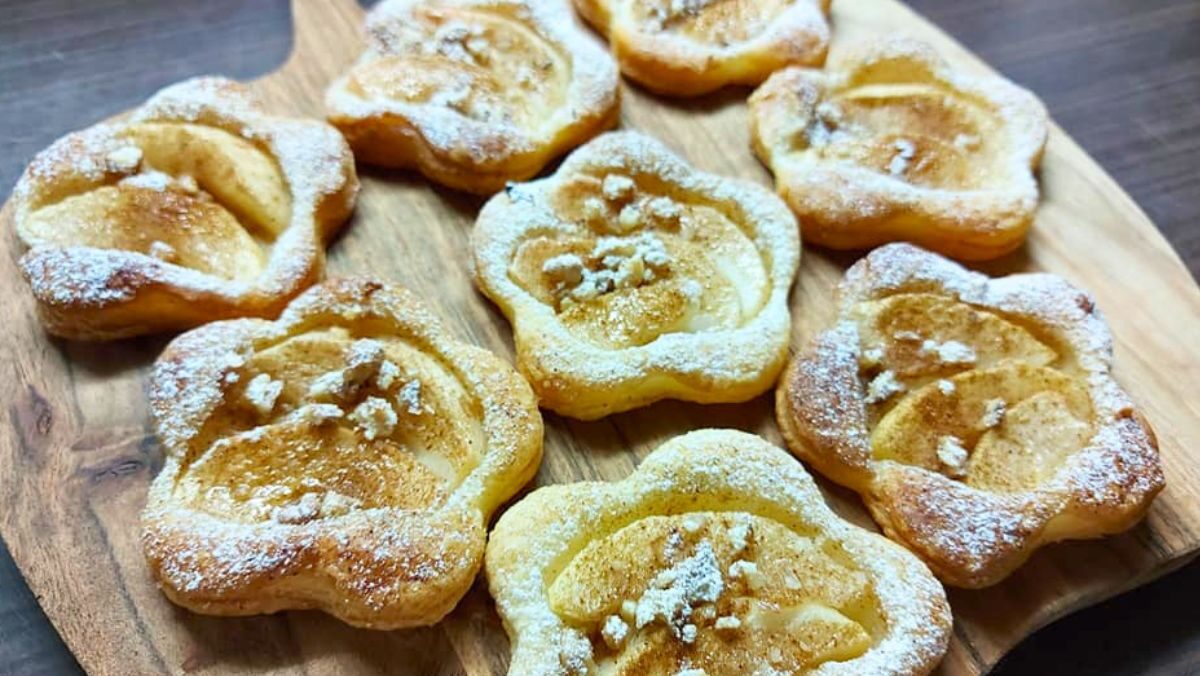 Přeměna klasického štrúdlu na křehké jednohubky